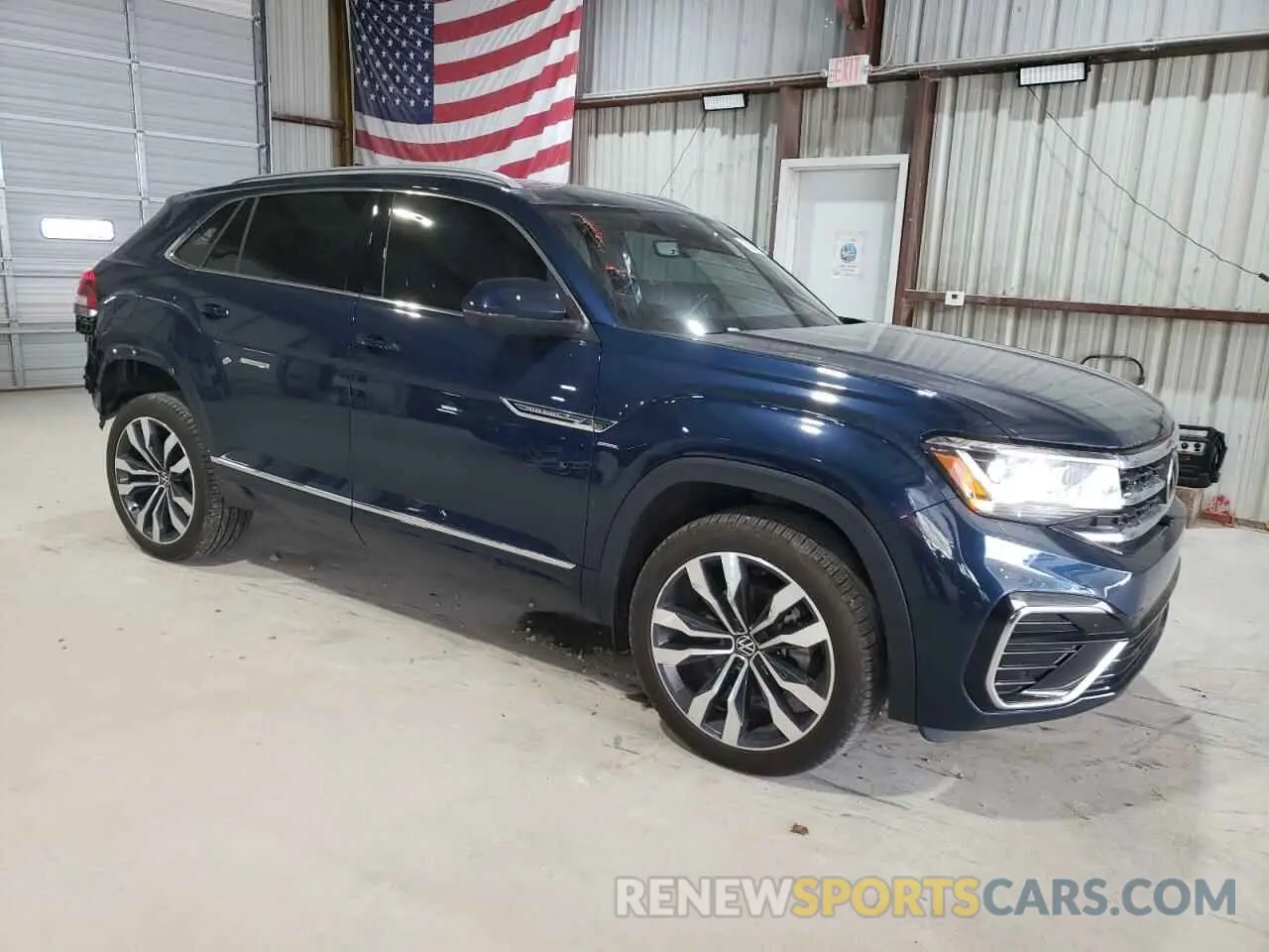 4 fotografías del automóvil dañado 1V2FE2CA6MC207491 VOLKSWAGEN ATLAS 2021