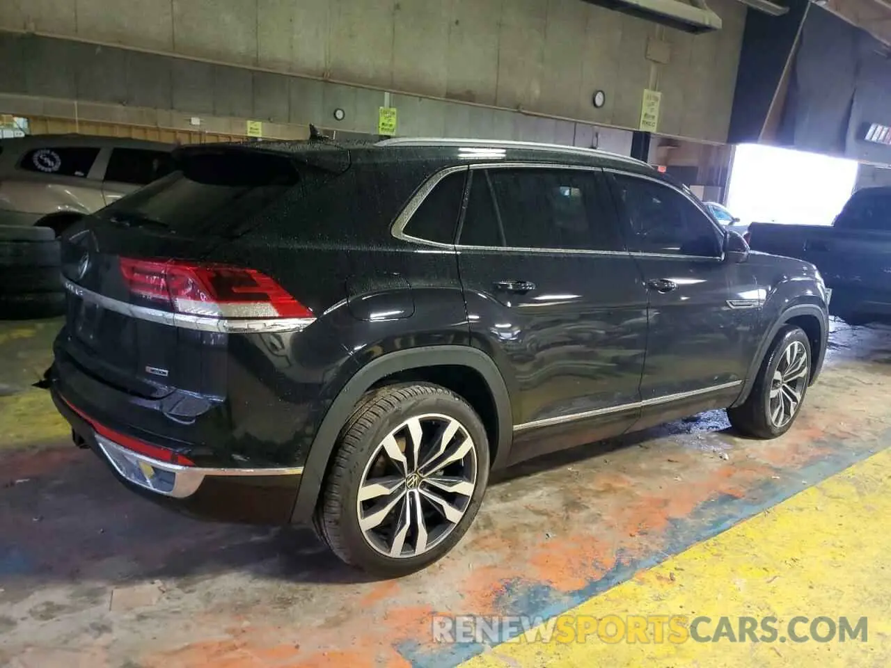 3 fotografías del automóvil dañado 1V2FE2CA9MC232921 VOLKSWAGEN ATLAS 2021