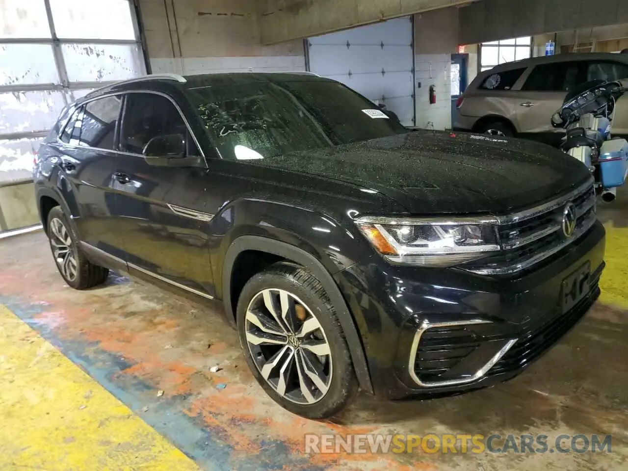 4 fotografías del automóvil dañado 1V2FE2CA9MC232921 VOLKSWAGEN ATLAS 2021