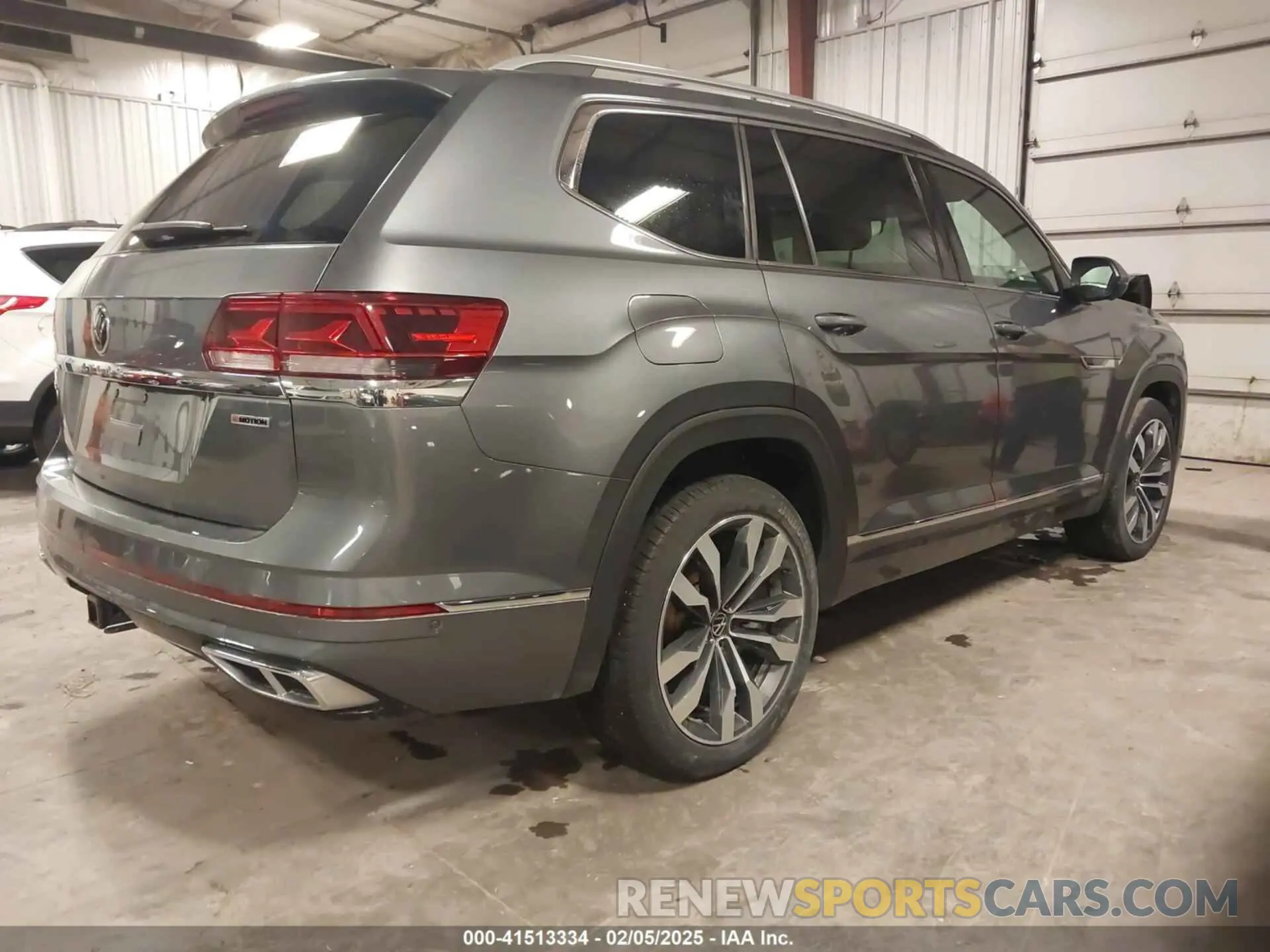 4 fotografías del automóvil dañado 1V2FR2CA1MC589014 VOLKSWAGEN ATLAS 2021