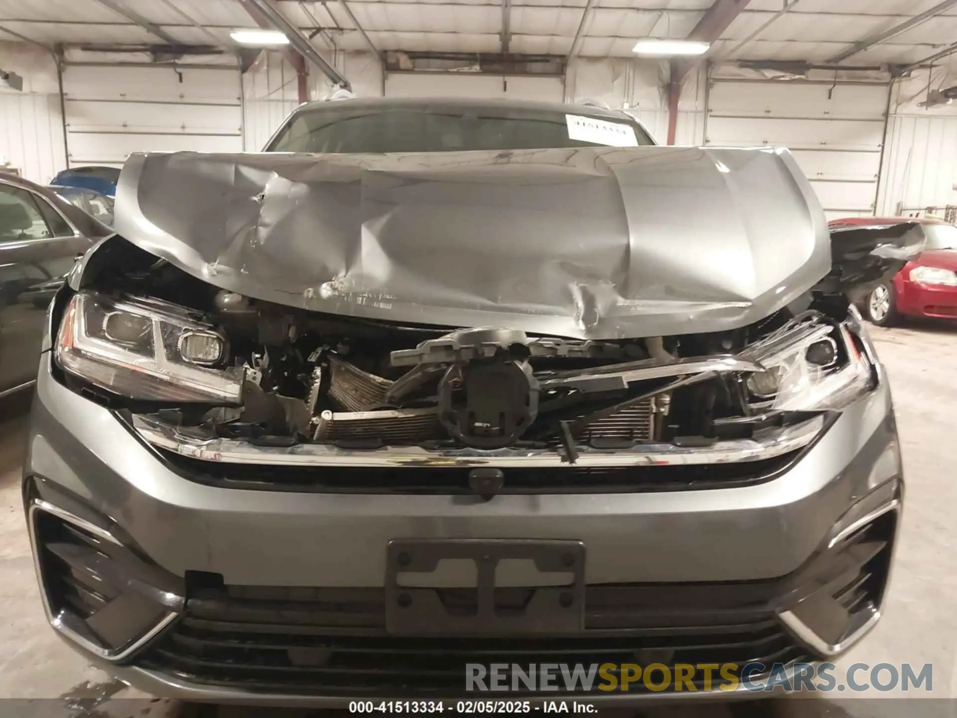 6 fotografías del automóvil dañado 1V2FR2CA1MC589014 VOLKSWAGEN ATLAS 2021