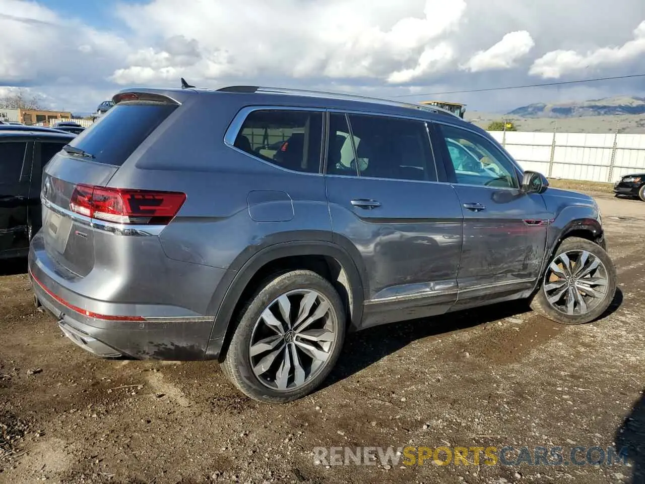 3 fotografías del automóvil dañado 1V2FR2CA5MC536929 VOLKSWAGEN ATLAS 2021