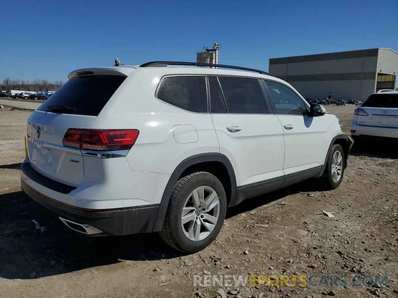 3 fotografías del automóvil dañado 1V2GP2CA1MC512380 VOLKSWAGEN ATLAS 2021