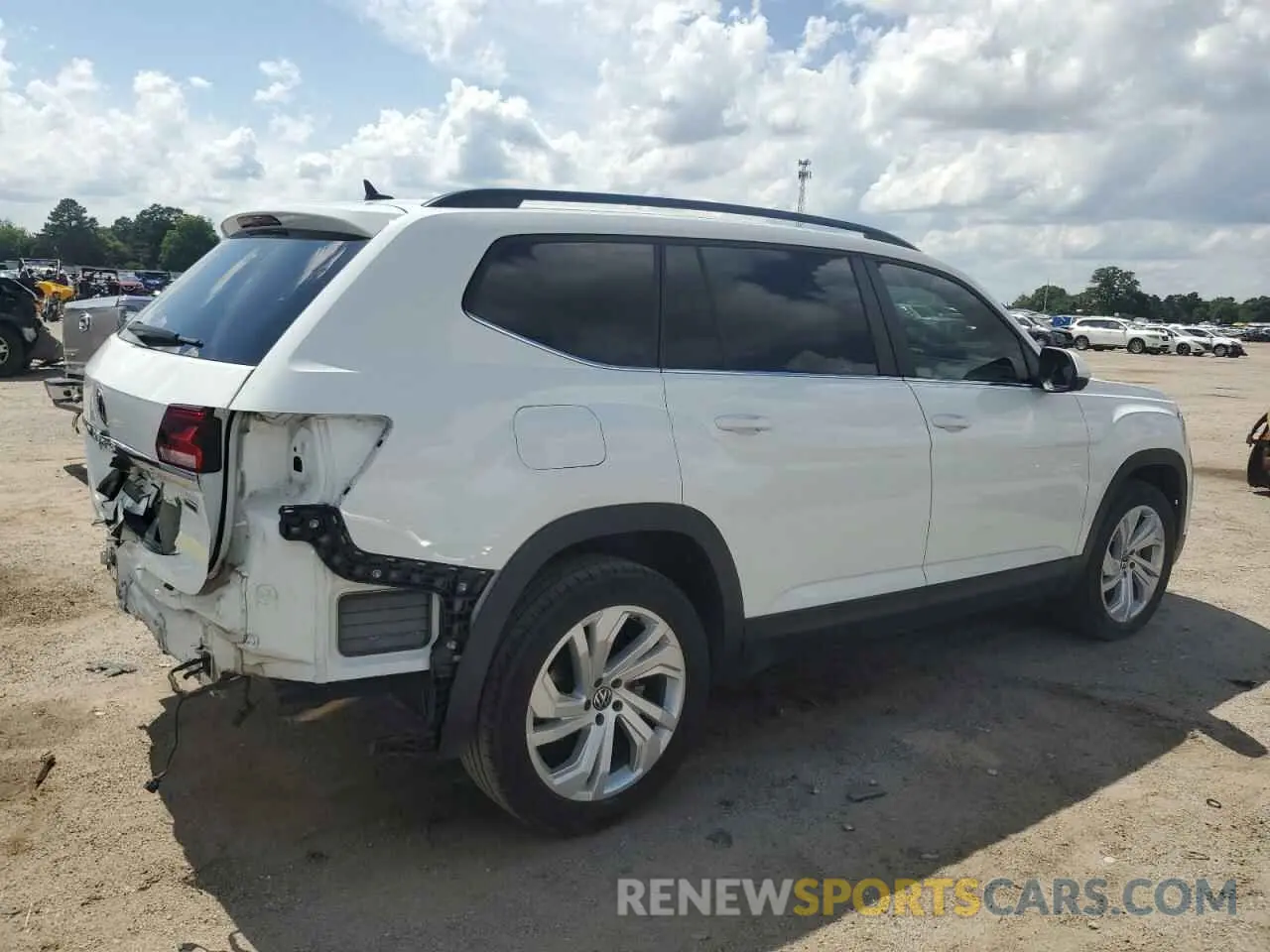 3 fotografías del automóvil dañado 1V2HP2CA7MC598122 VOLKSWAGEN ATLAS 2021