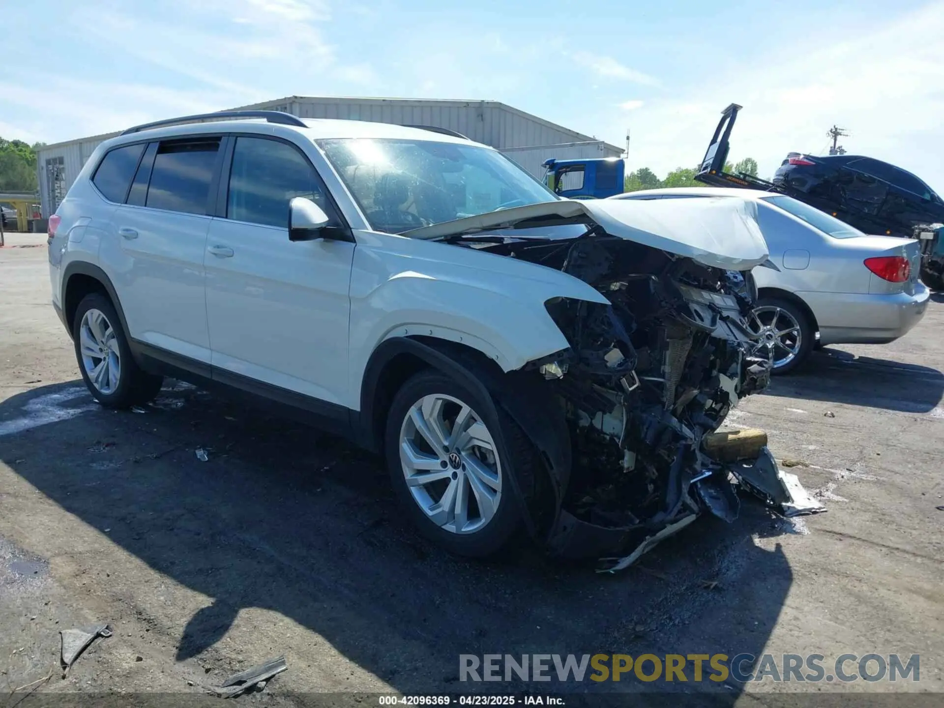 1 fotografías del automóvil dañado 1V2HR2CA1MC551176 VOLKSWAGEN ATLAS 2021