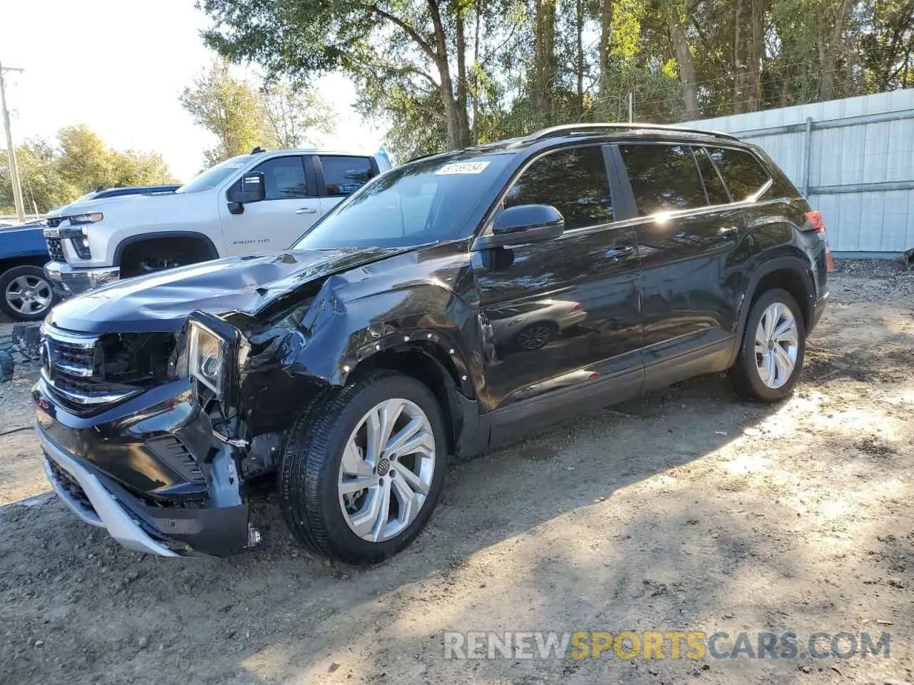 1 fotografías del automóvil dañado 1V2HR2CA2MC606833 VOLKSWAGEN ATLAS 2021