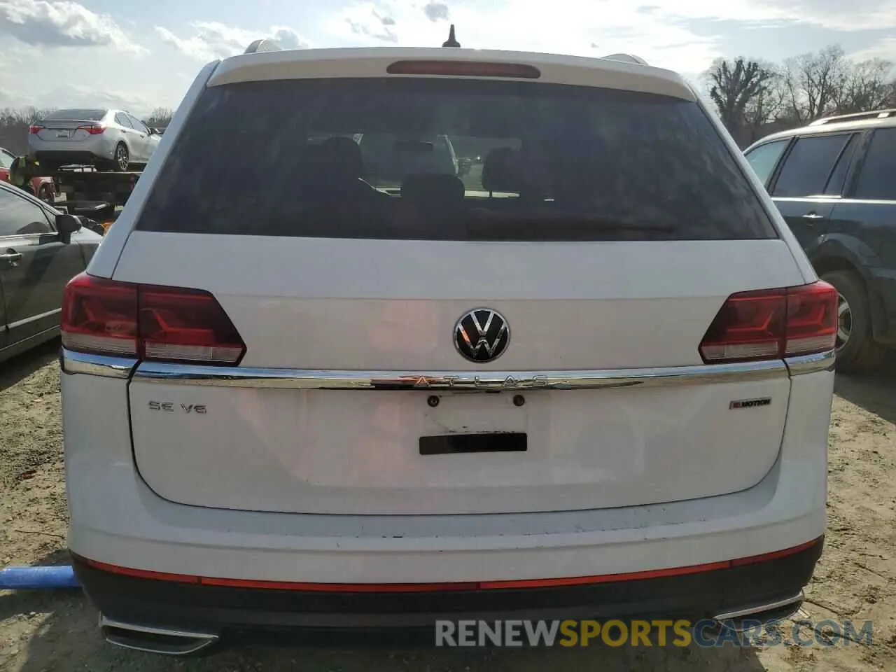 6 fotografías del automóvil dañado 1V2HR2CA3MC550966 VOLKSWAGEN ATLAS 2021