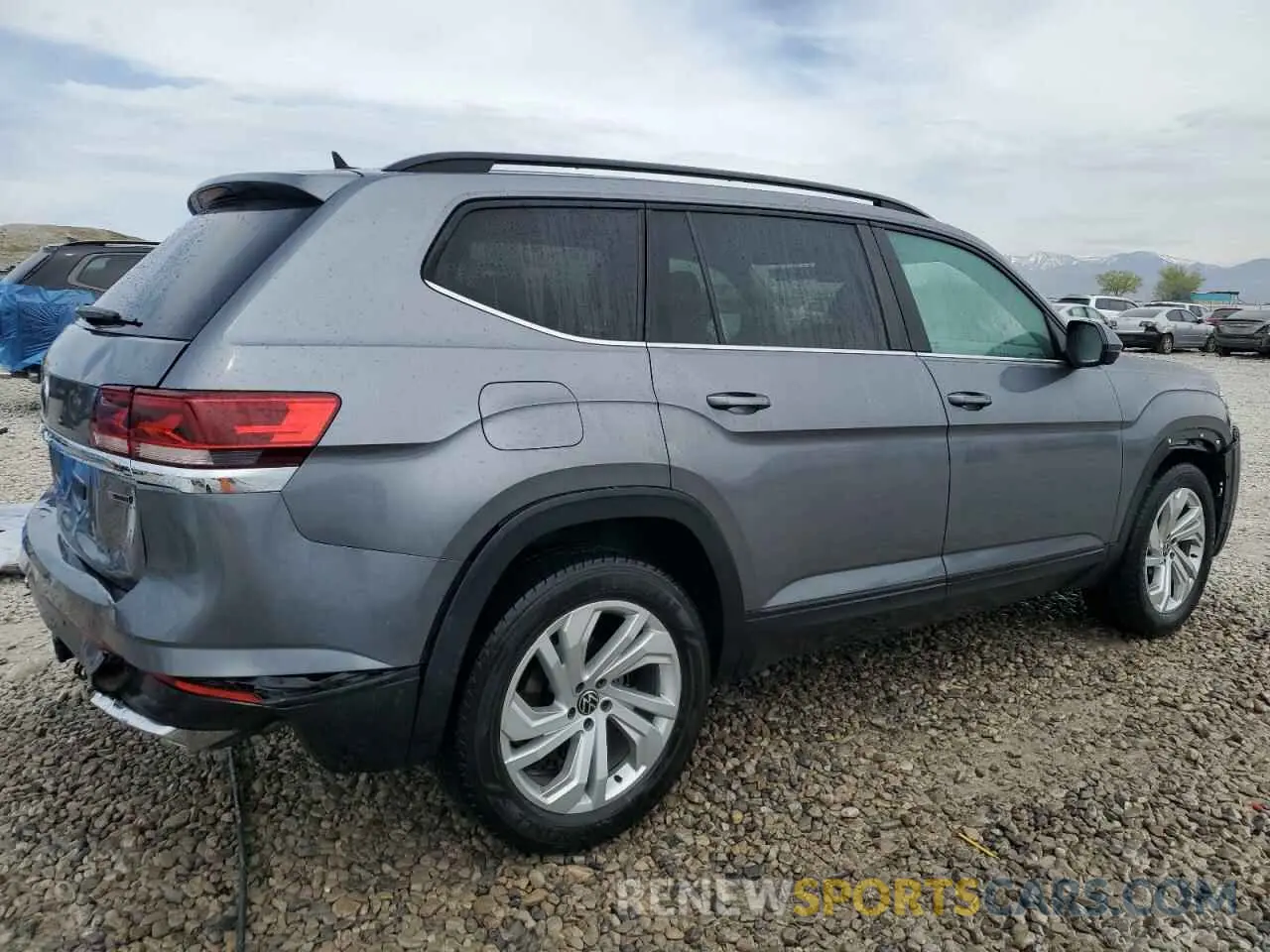 3 fotografías del automóvil dañado 1V2HR2CA3MC567282 VOLKSWAGEN ATLAS 2021