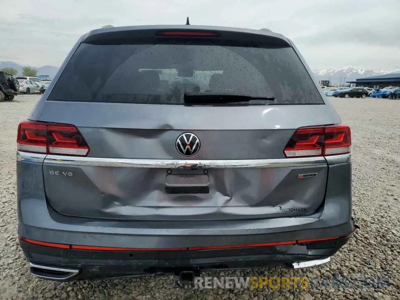 6 fotografías del automóvil dañado 1V2HR2CA3MC567282 VOLKSWAGEN ATLAS 2021