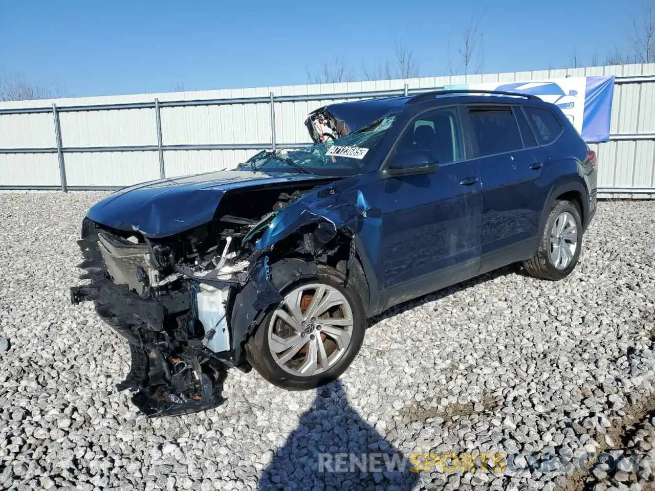 1 fotografías del automóvil dañado 1V2HR2CA4MC538972 VOLKSWAGEN ATLAS 2021