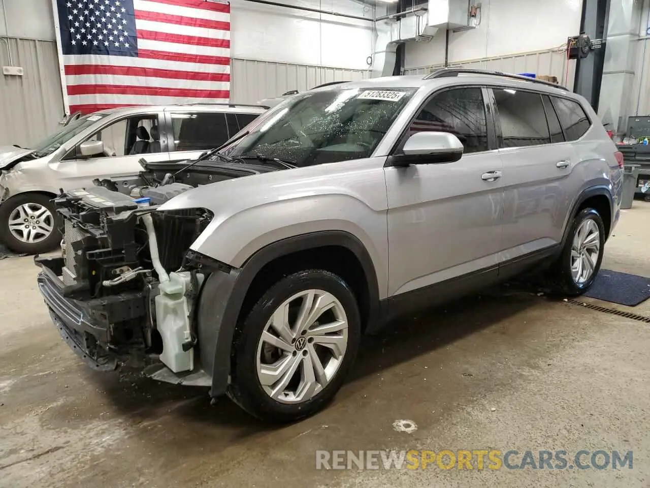 1 fotografías del automóvil dañado 1V2HR2CA7MC532146 VOLKSWAGEN ATLAS 2021