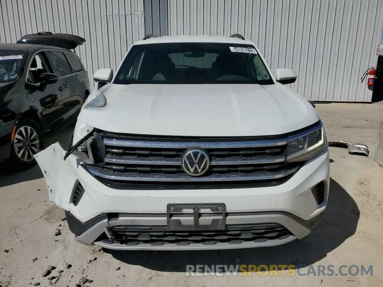 5 fotografías del automóvil dañado 1V2HR2CA9MC566296 VOLKSWAGEN ATLAS 2021