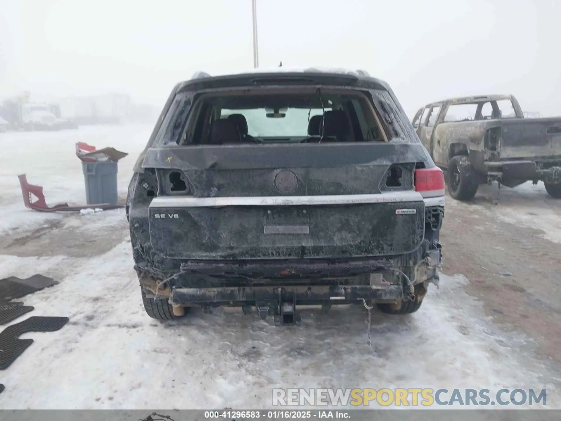 6 fotografías del automóvil dañado 1V2HR2CA9MC574558 VOLKSWAGEN ATLAS 2021