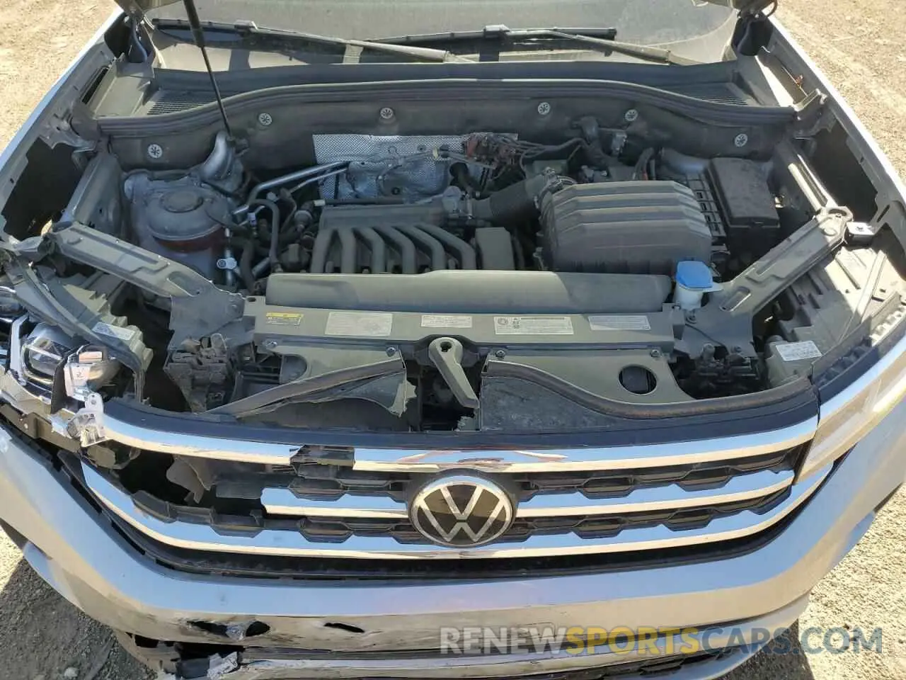 11 fotografías del automóvil dañado 1V2HR2CAXMC514837 VOLKSWAGEN ATLAS 2021