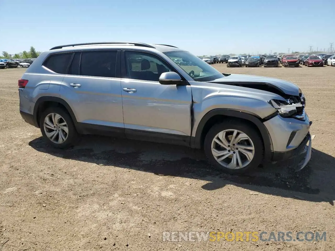 4 fotografías del automóvil dañado 1V2HR2CAXMC514837 VOLKSWAGEN ATLAS 2021