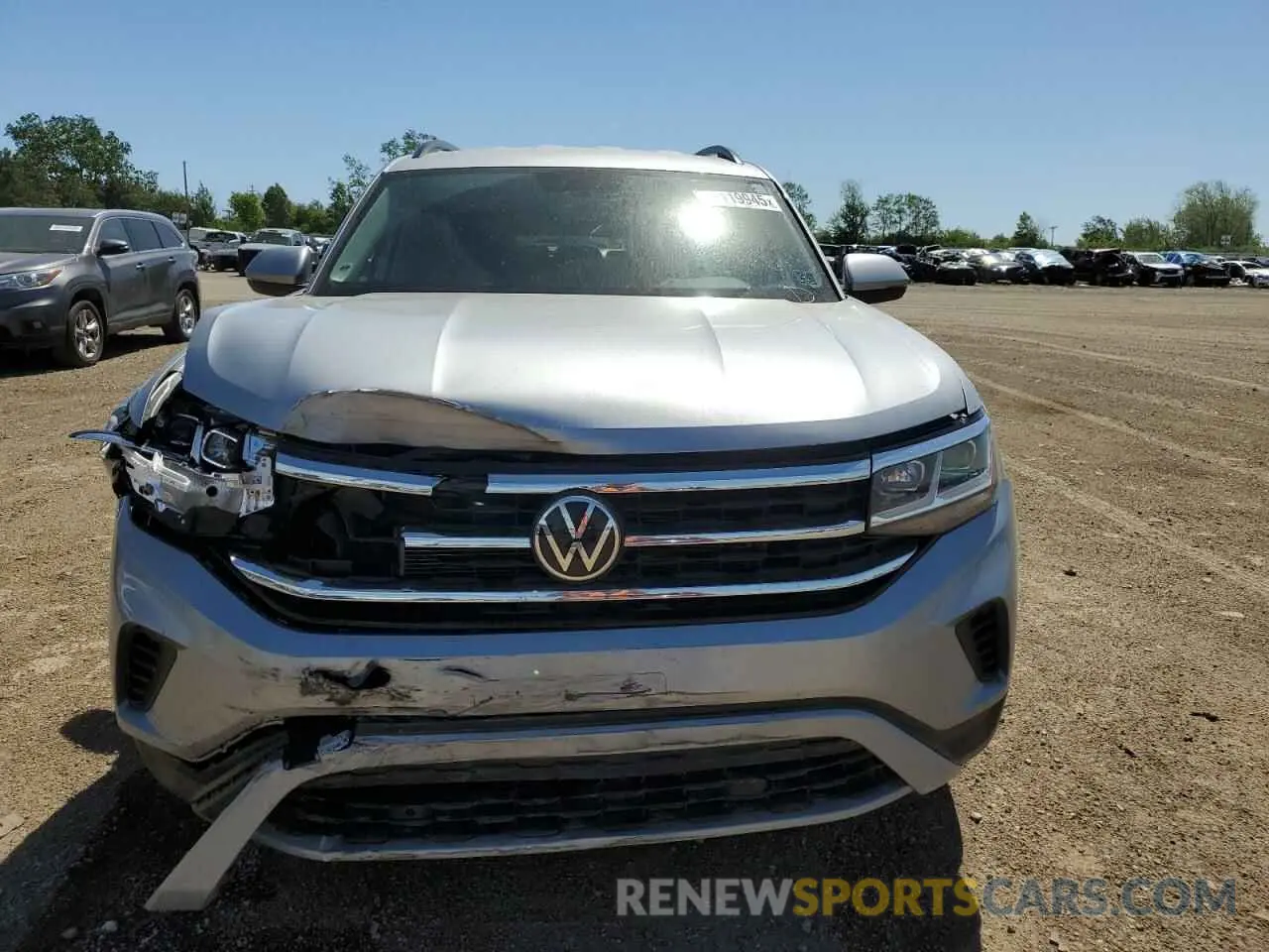 5 fotografías del automóvil dañado 1V2HR2CAXMC514837 VOLKSWAGEN ATLAS 2021