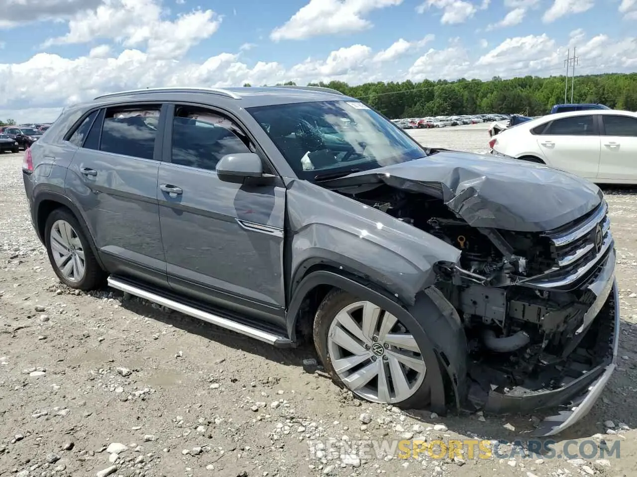 4 fotografías del automóvil dañado 1V2JC2CA6MC227031 VOLKSWAGEN ATLAS 2021