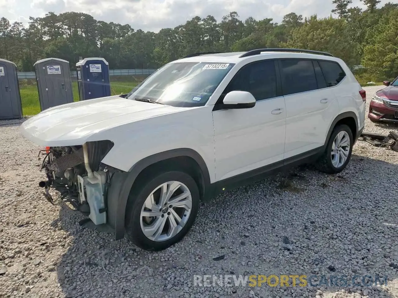 1 fotografías del automóvil dañado 1V2JP2CA9MC545925 VOLKSWAGEN ATLAS 2021