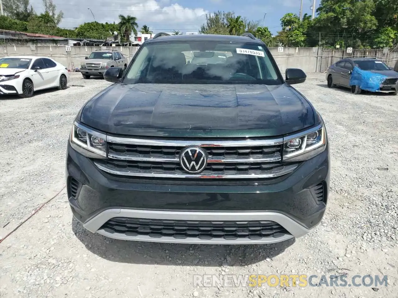 5 fotografías del automóvil dañado 1V2JR2CA4MC594332 VOLKSWAGEN ATLAS 2021
