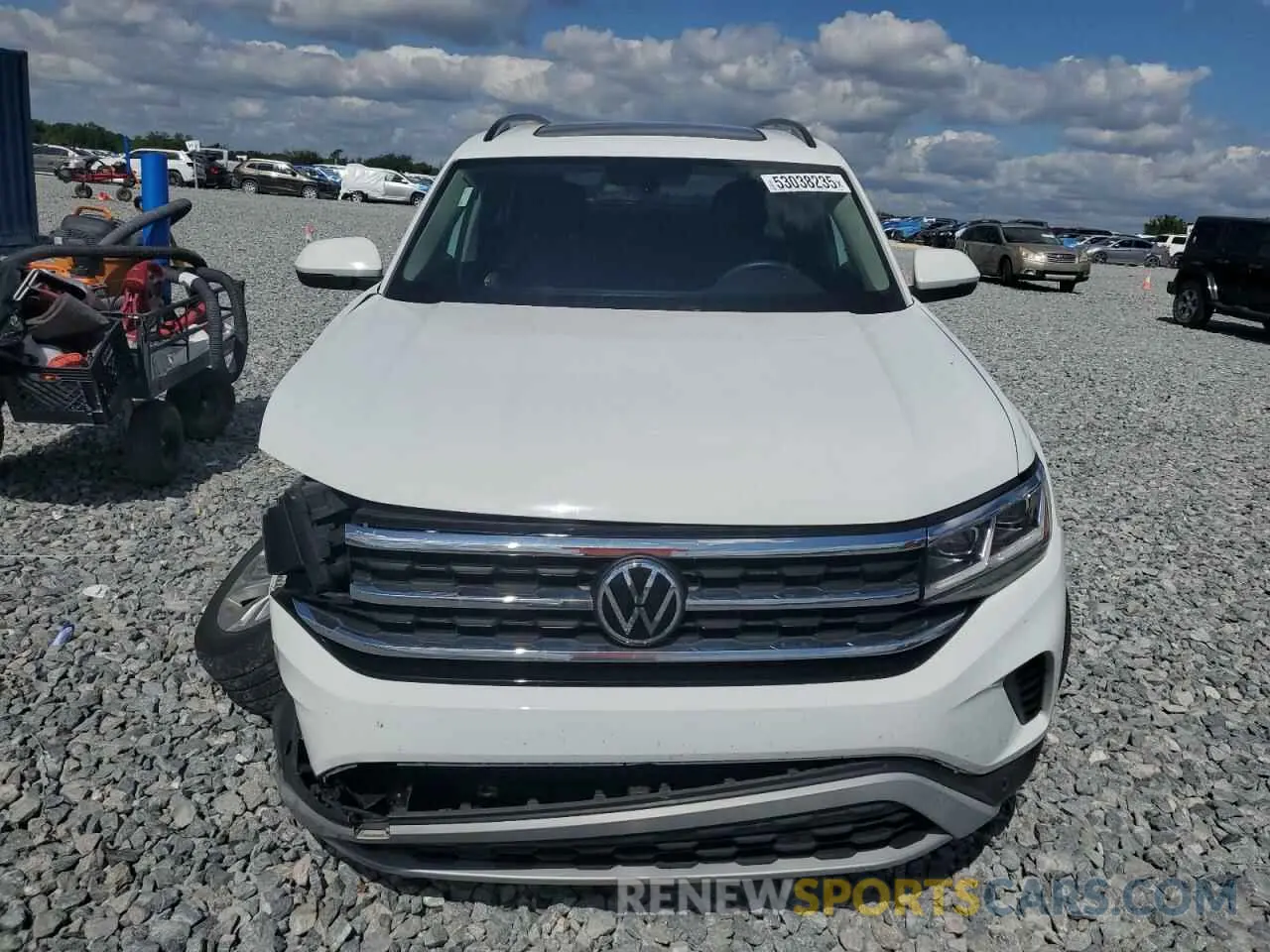 5 fotografías del automóvil dañado 1V2JR2CA8MC565822 VOLKSWAGEN ATLAS 2021