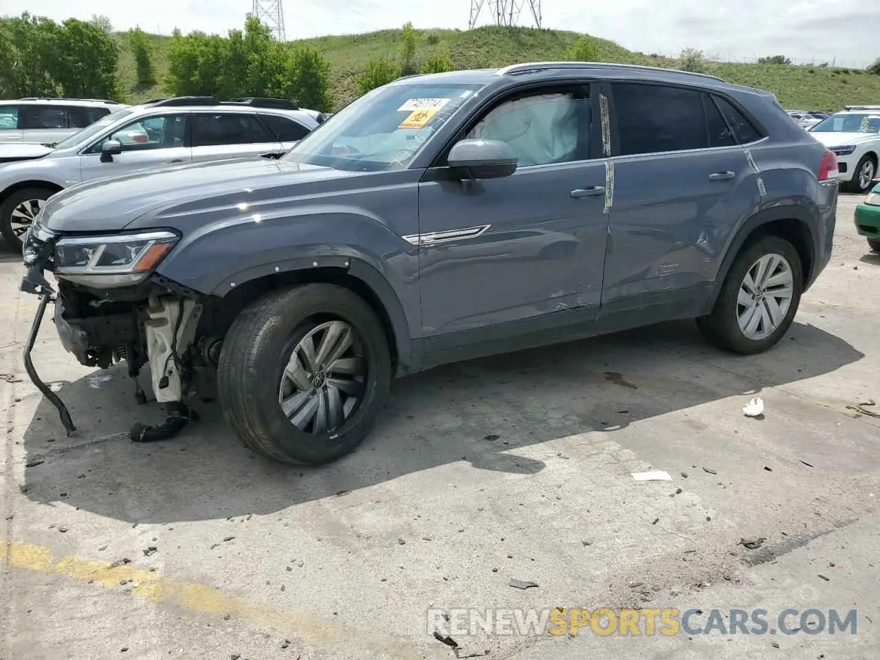 1 fotografías del automóvil dañado 1V2KC2CA1MC239818 VOLKSWAGEN ATLAS 2021