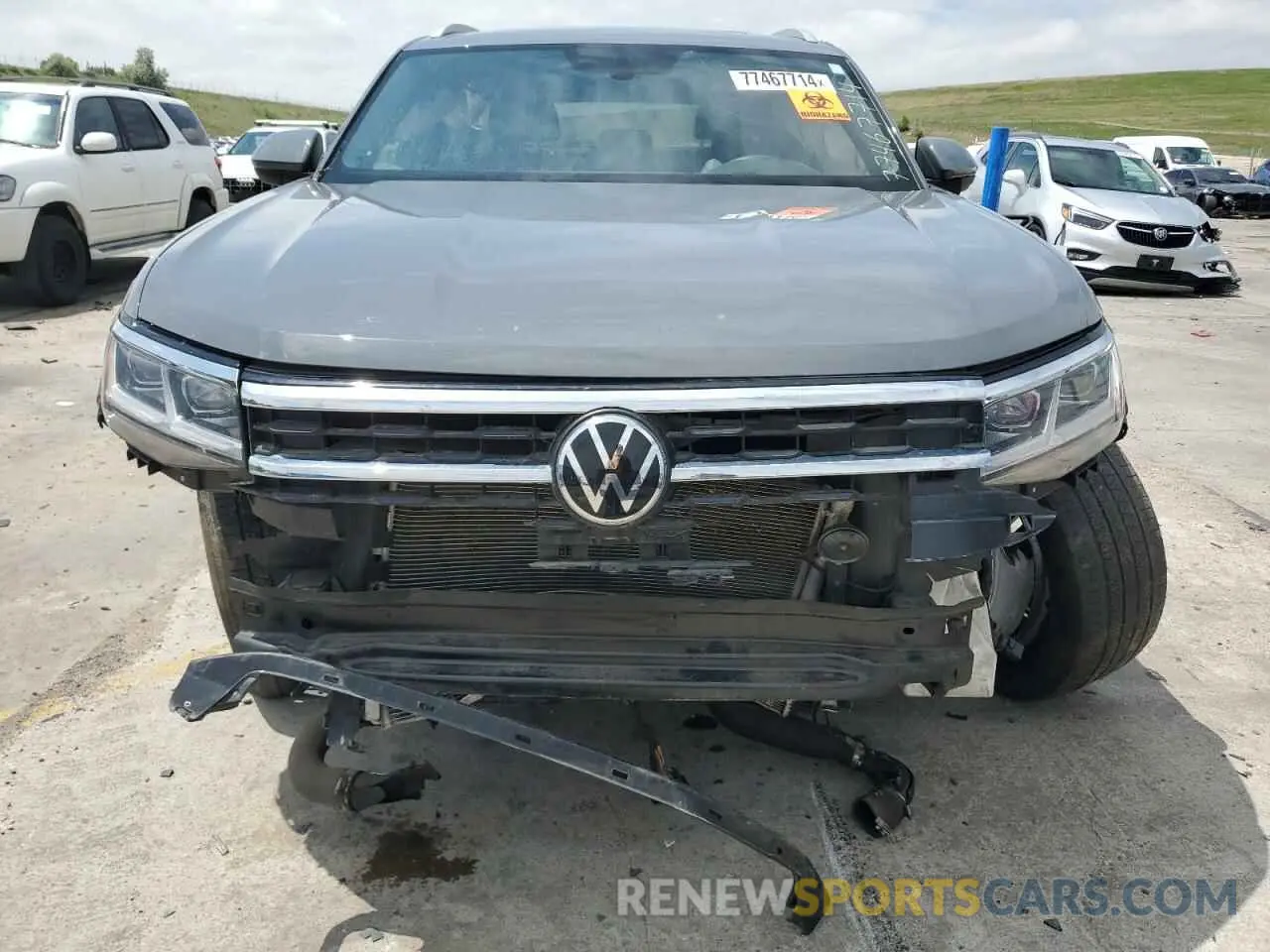 5 fotografías del automóvil dañado 1V2KC2CA1MC239818 VOLKSWAGEN ATLAS 2021