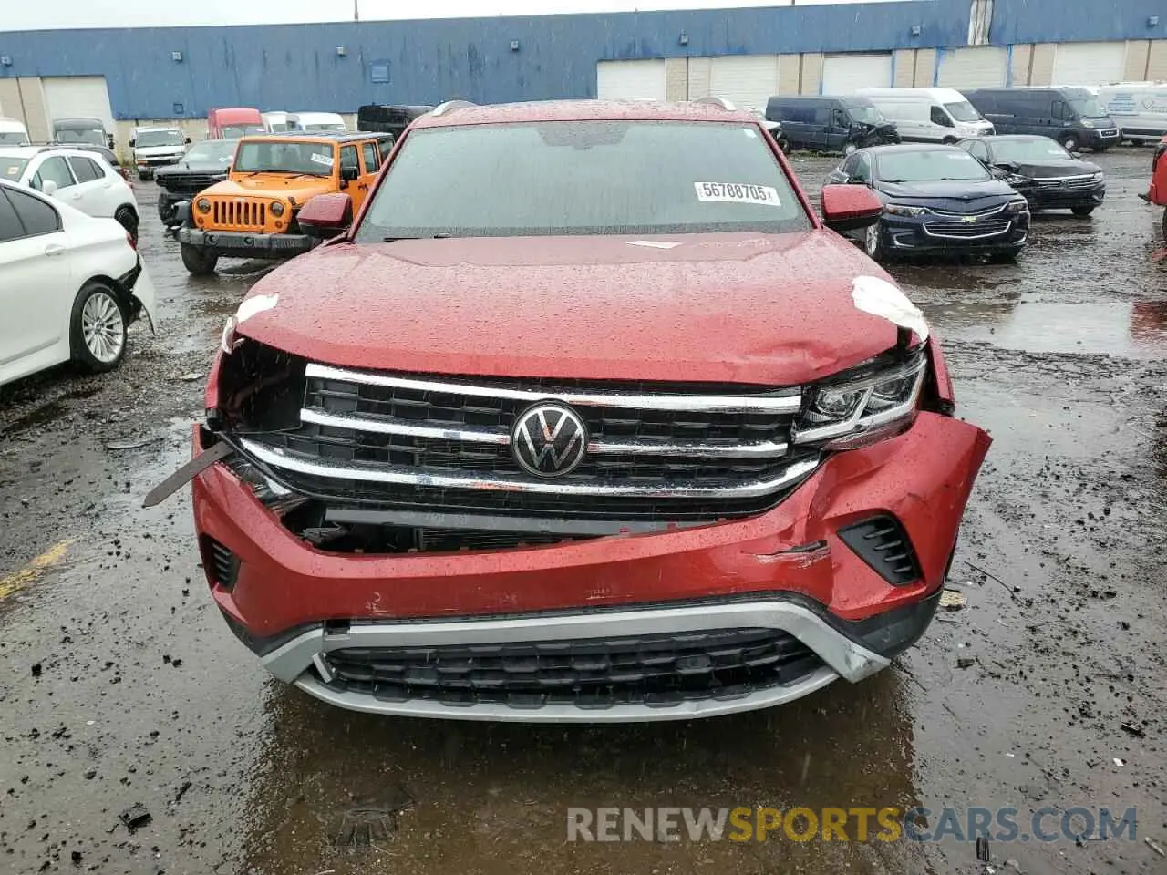5 fotografías del automóvil dañado 1V2KC2CA3MC204438 VOLKSWAGEN ATLAS 2021
