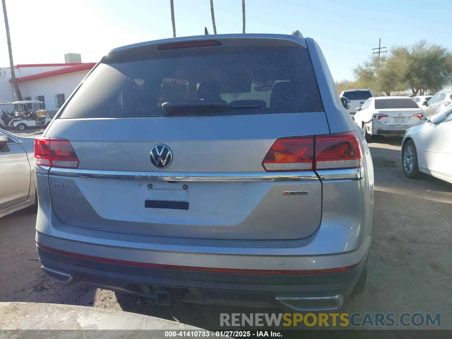 16 fotografías del automóvil dañado 1V2KR2CA1MC575936 VOLKSWAGEN ATLAS 2021
