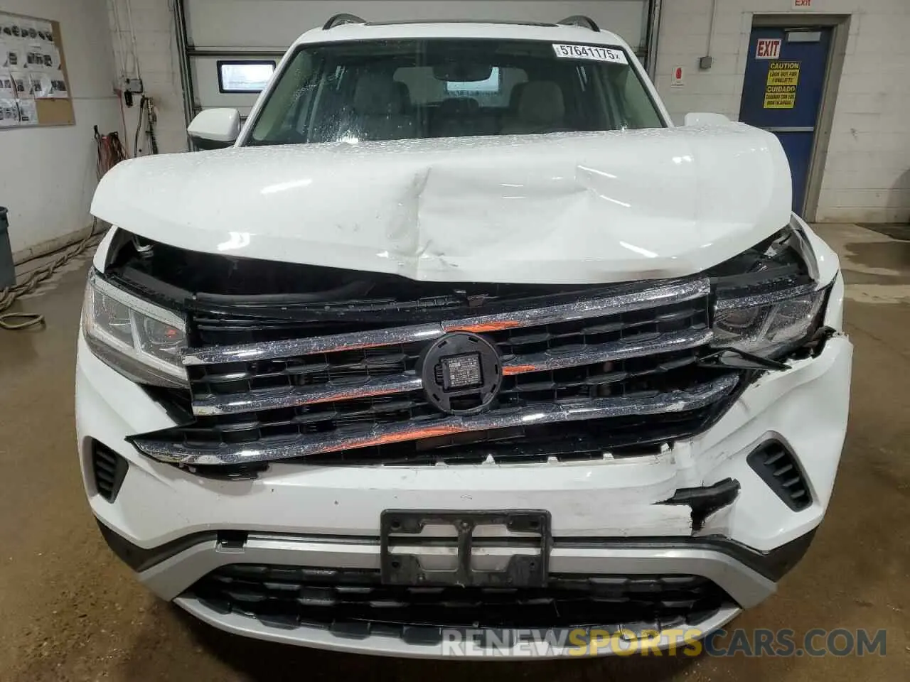 5 fotografías del automóvil dañado 1V2KR2CA2MC546509 VOLKSWAGEN ATLAS 2021