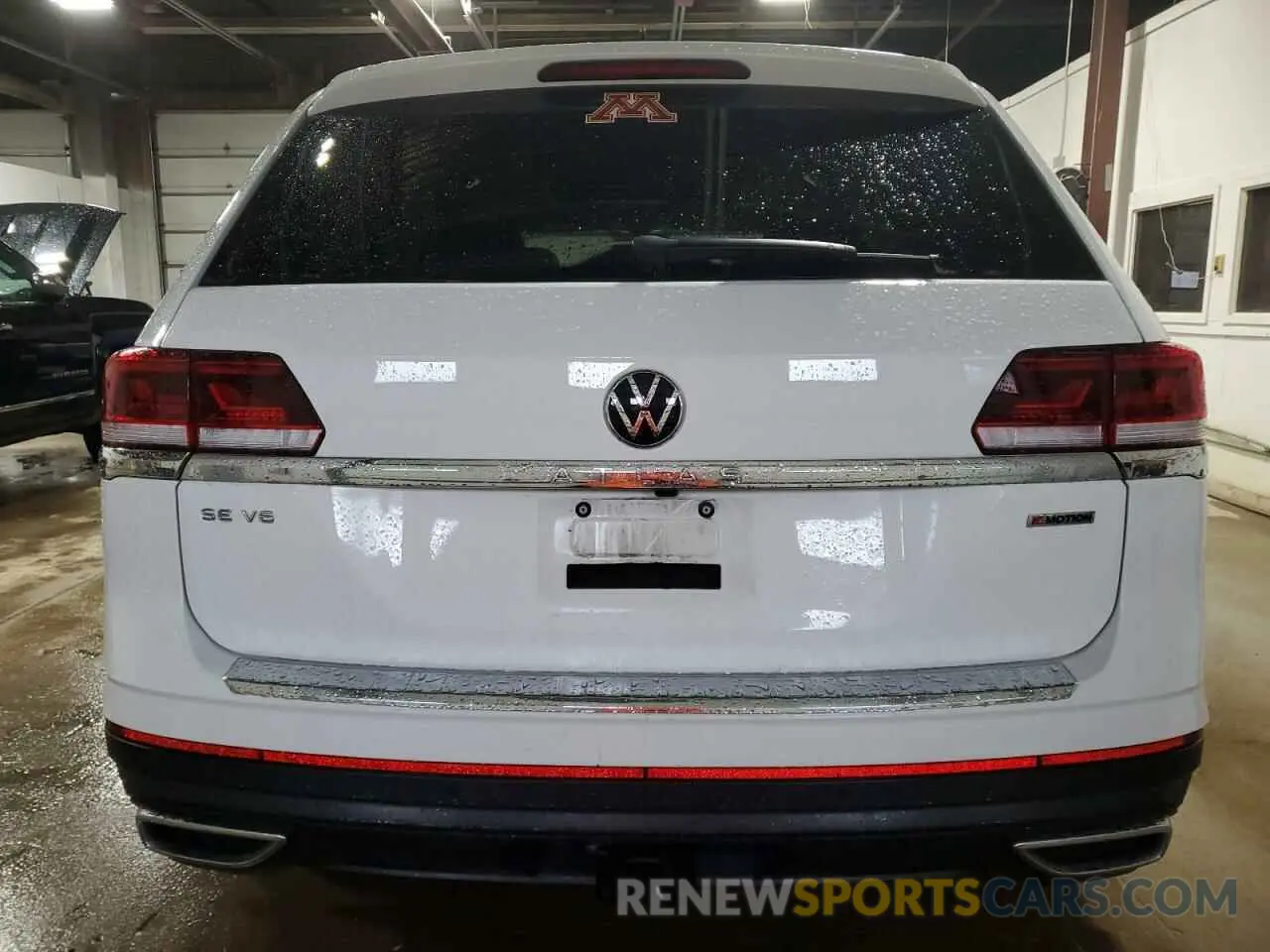 6 fotografías del automóvil dañado 1V2KR2CA2MC546509 VOLKSWAGEN ATLAS 2021