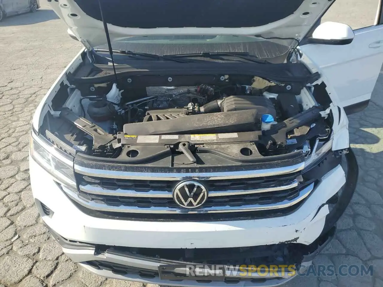 11 fotografías del automóvil dañado 1V2KR2CA2MC601122 VOLKSWAGEN ATLAS 2021