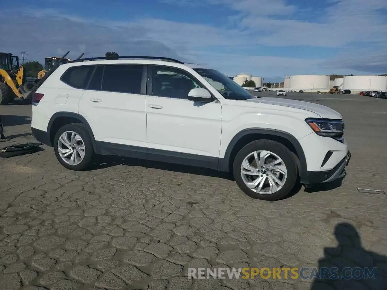 4 fotografías del automóvil dañado 1V2KR2CA2MC601122 VOLKSWAGEN ATLAS 2021
