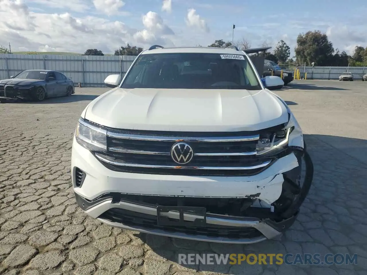 5 fotografías del automóvil dañado 1V2KR2CA2MC601122 VOLKSWAGEN ATLAS 2021
