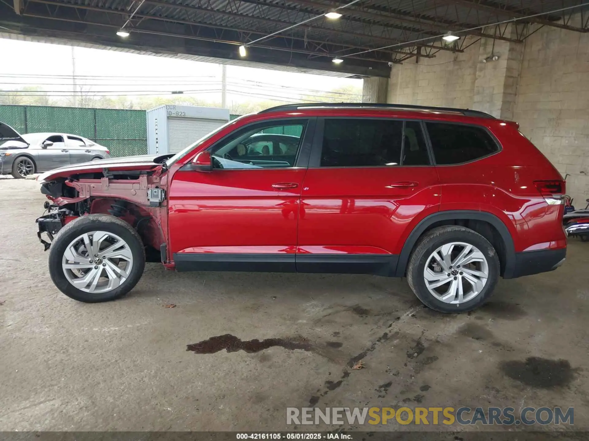 15 fotografías del automóvil dañado 1V2KR2CA3MC559155 VOLKSWAGEN ATLAS 2021