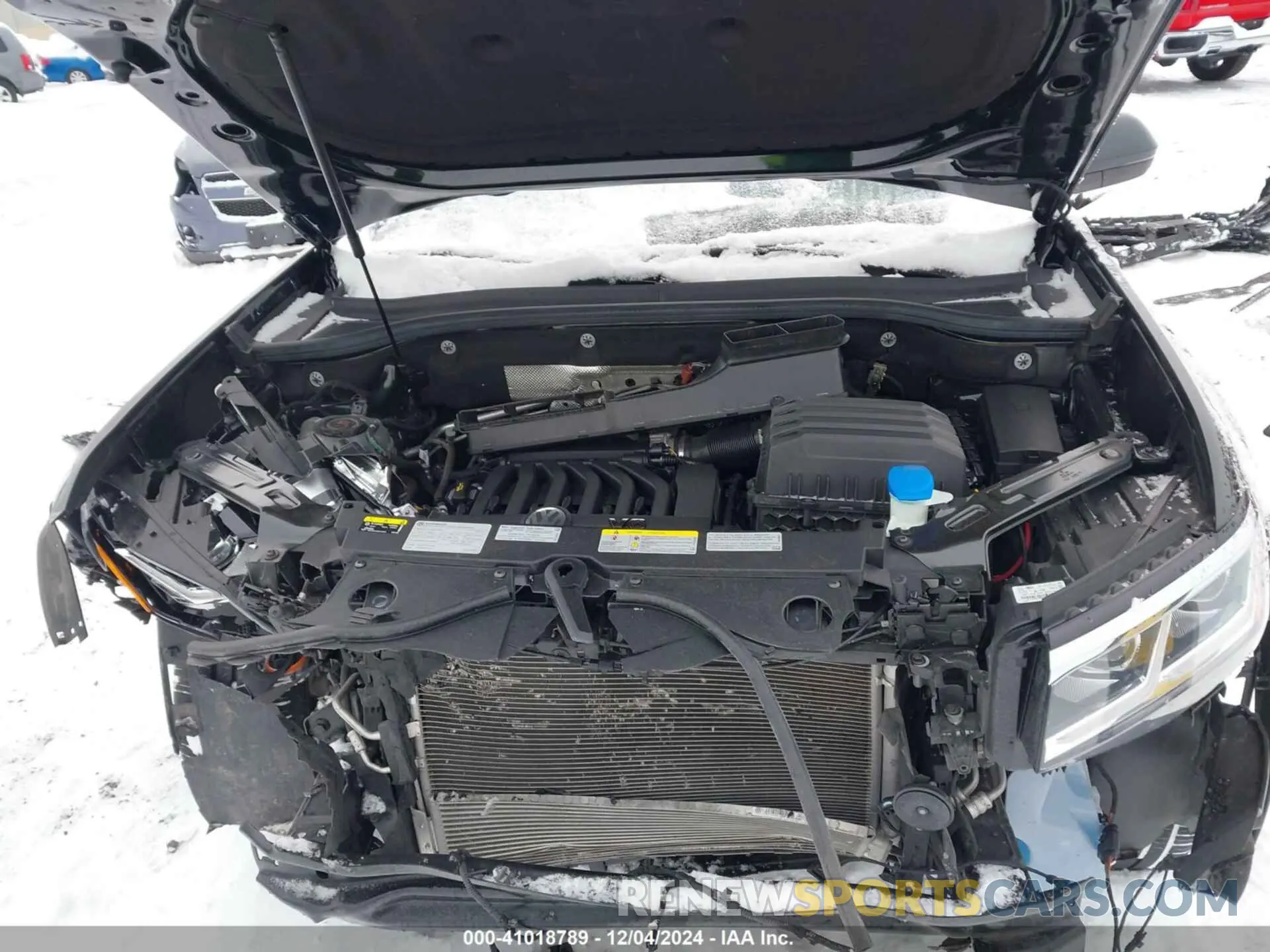 10 fotografías del automóvil dañado 1V2KR2CA4MC608976 VOLKSWAGEN ATLAS 2021