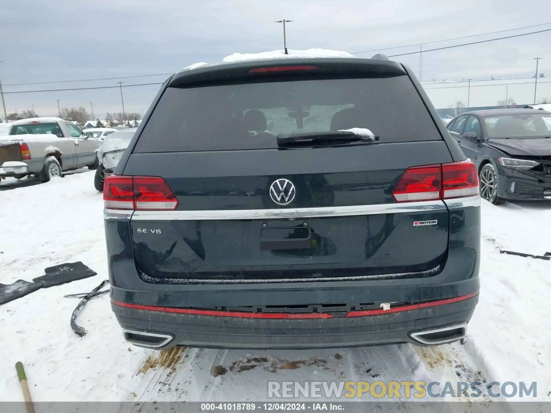 16 fotografías del automóvil dañado 1V2KR2CA4MC608976 VOLKSWAGEN ATLAS 2021