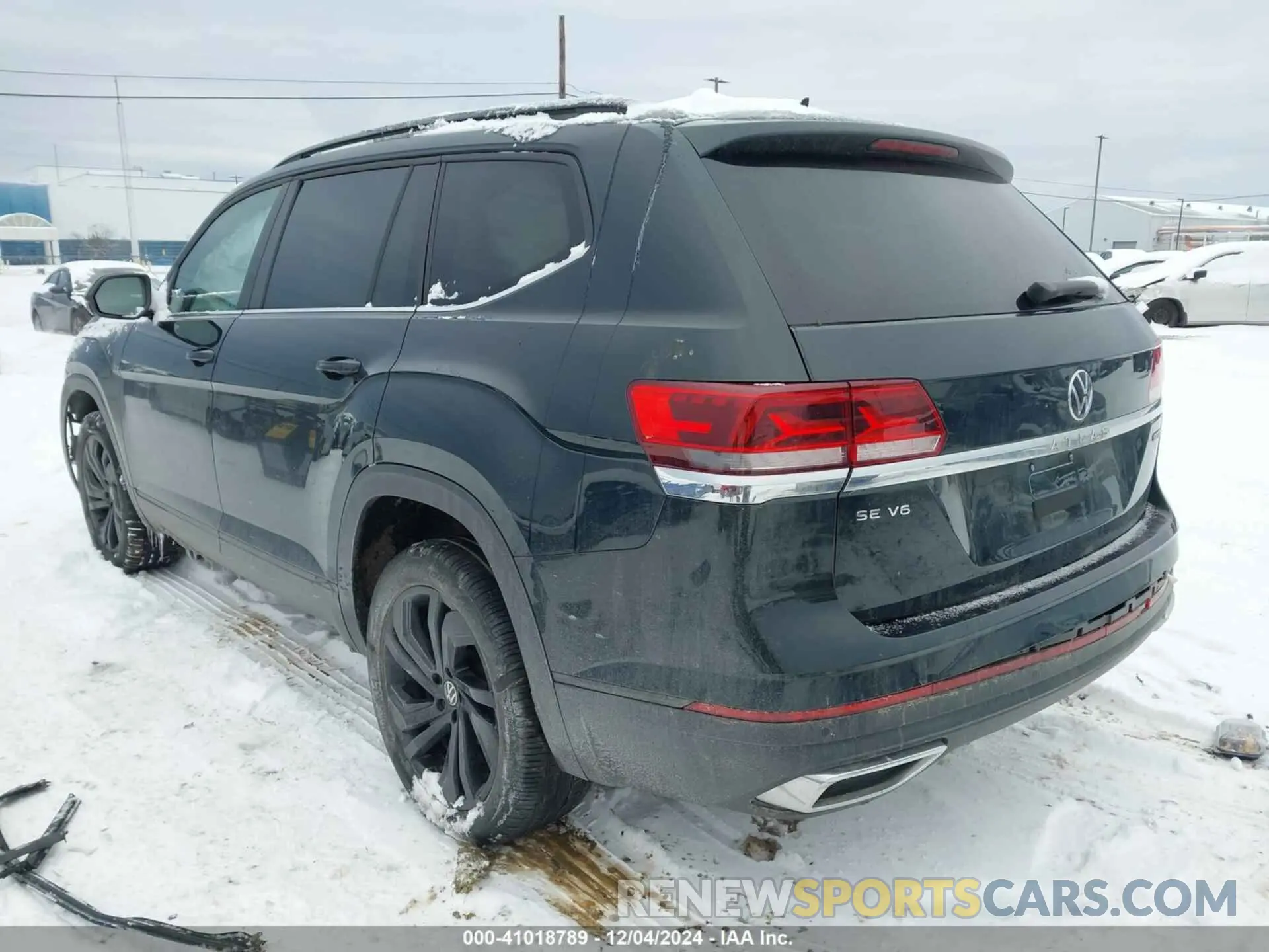 3 fotografías del automóvil dañado 1V2KR2CA4MC608976 VOLKSWAGEN ATLAS 2021