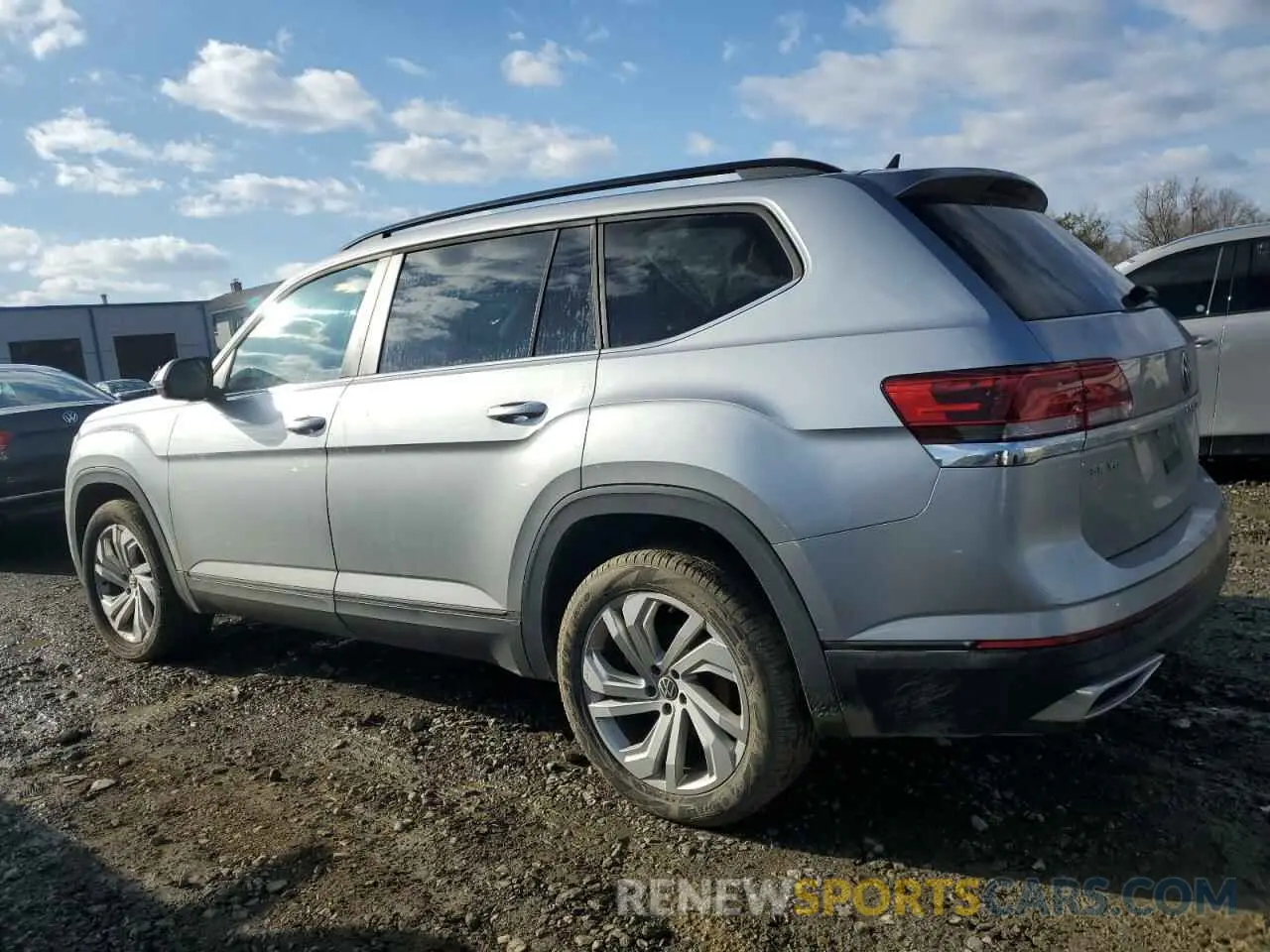 2 fotografías del automóvil dañado 1V2KR2CA5MC604855 VOLKSWAGEN ATLAS 2021