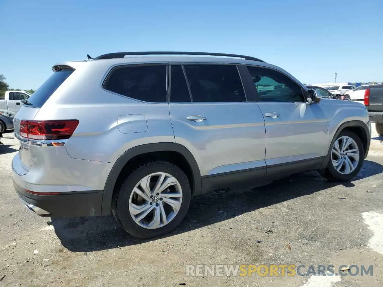 3 fotografías del automóvil dañado 1V2KR2CA7MC521346 VOLKSWAGEN ATLAS 2021