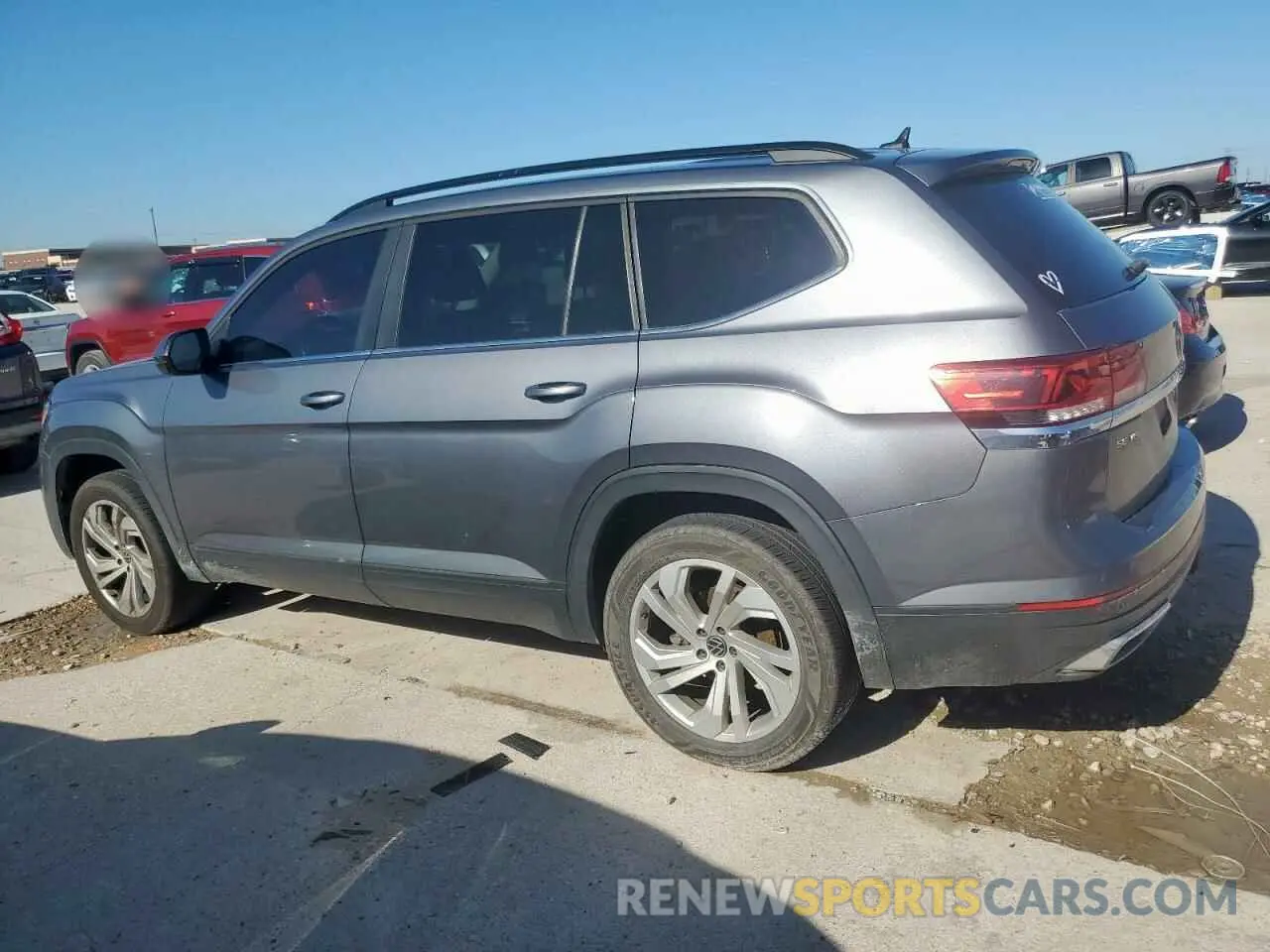 2 fotografías del automóvil dañado 1V2KR2CA7MC535814 VOLKSWAGEN ATLAS 2021
