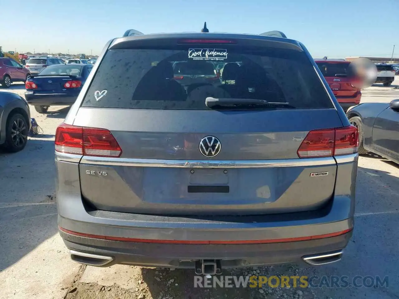 6 fotografías del automóvil dañado 1V2KR2CA7MC535814 VOLKSWAGEN ATLAS 2021