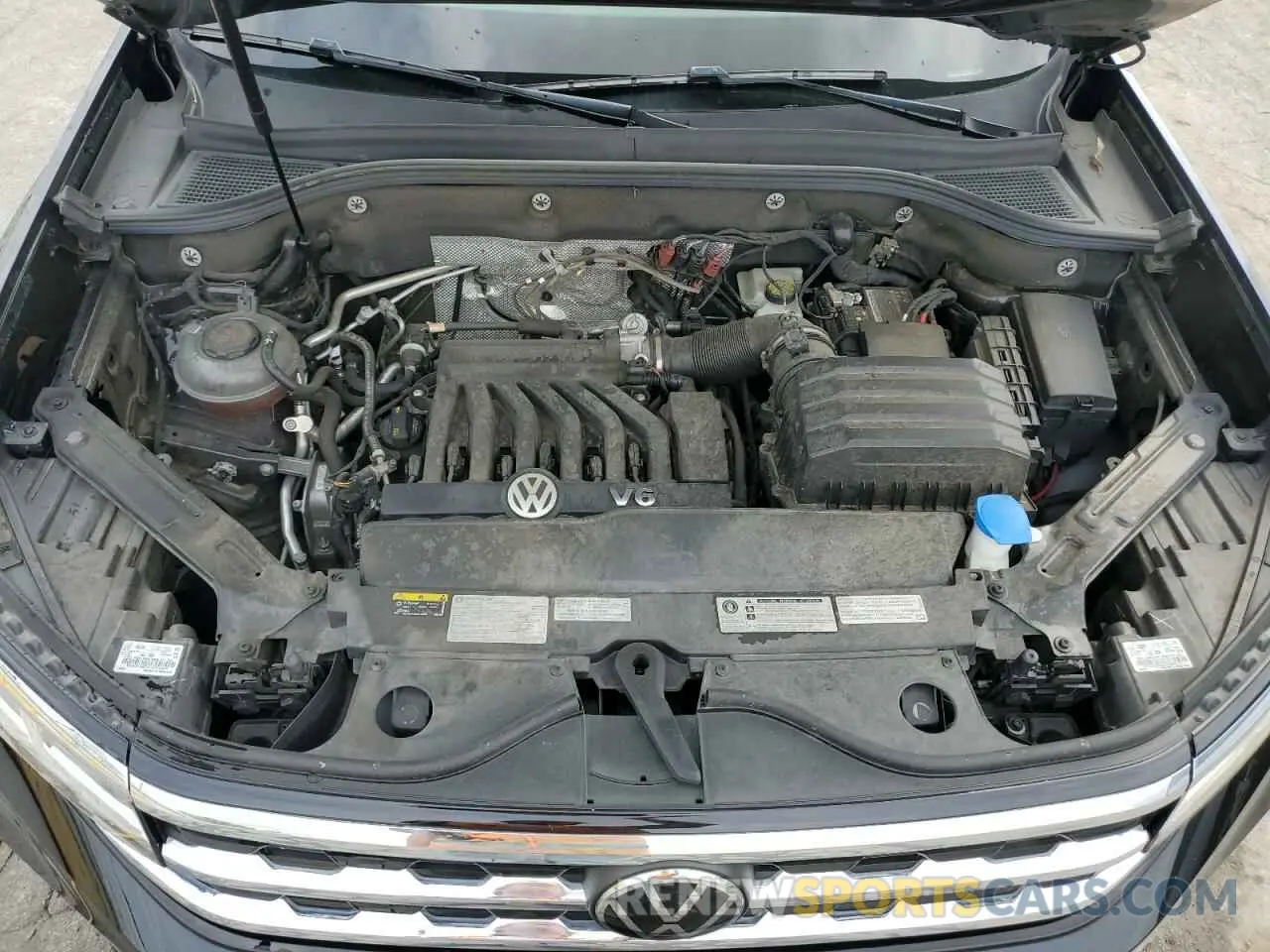 12 fotografías del automóvil dañado 1V2KR2CAXMC505321 VOLKSWAGEN ATLAS 2021