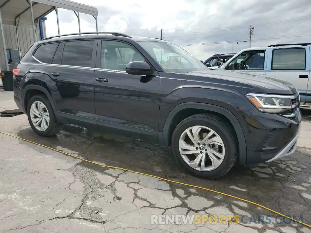 4 fotografías del automóvil dañado 1V2KR2CAXMC505321 VOLKSWAGEN ATLAS 2021