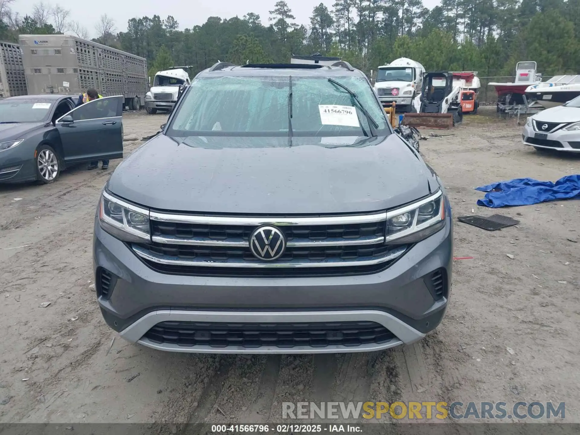 12 fotografías del automóvil dañado 1V2KR2CAXMC513192 VOLKSWAGEN ATLAS 2021