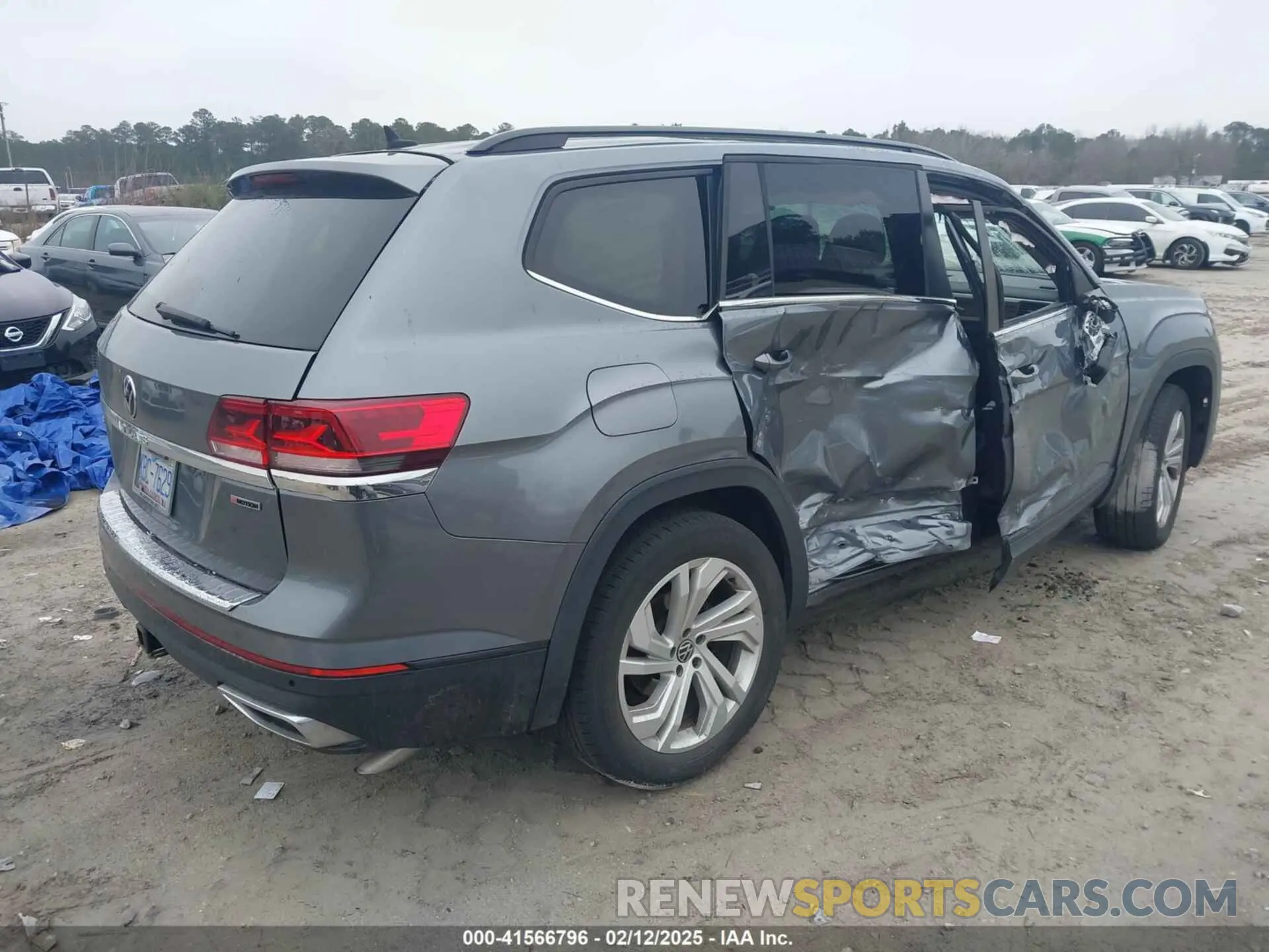 4 fotografías del automóvil dañado 1V2KR2CAXMC513192 VOLKSWAGEN ATLAS 2021