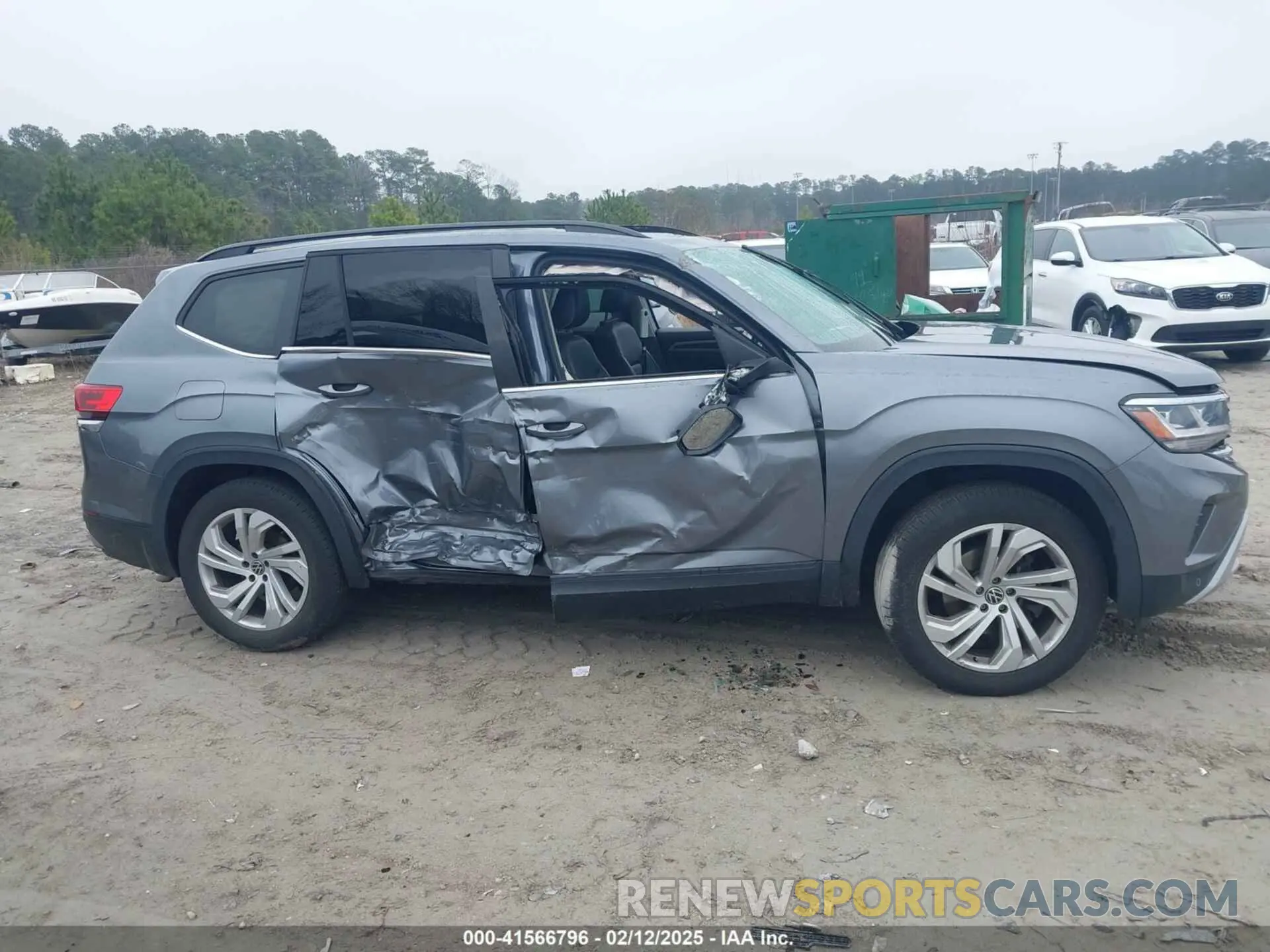 6 fotografías del automóvil dañado 1V2KR2CAXMC513192 VOLKSWAGEN ATLAS 2021