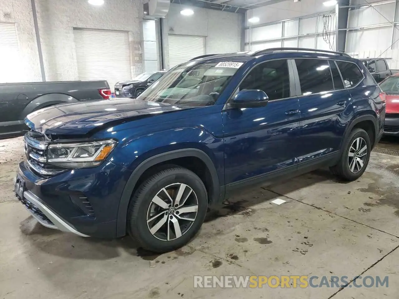 1 fotografías del automóvil dañado 1V2LP2CA2MC506375 VOLKSWAGEN ATLAS 2021