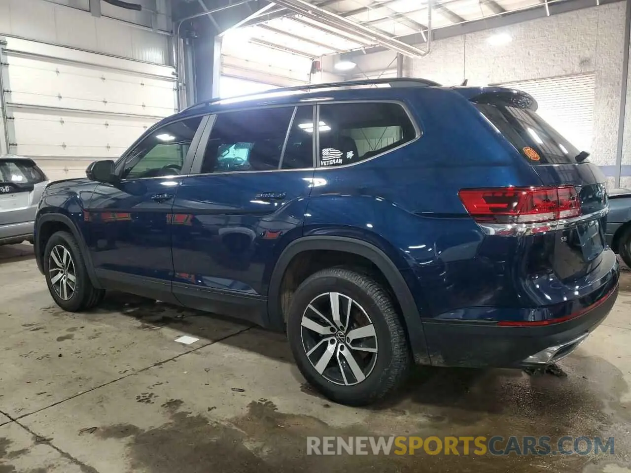 2 fotografías del automóvil dañado 1V2LP2CA2MC506375 VOLKSWAGEN ATLAS 2021