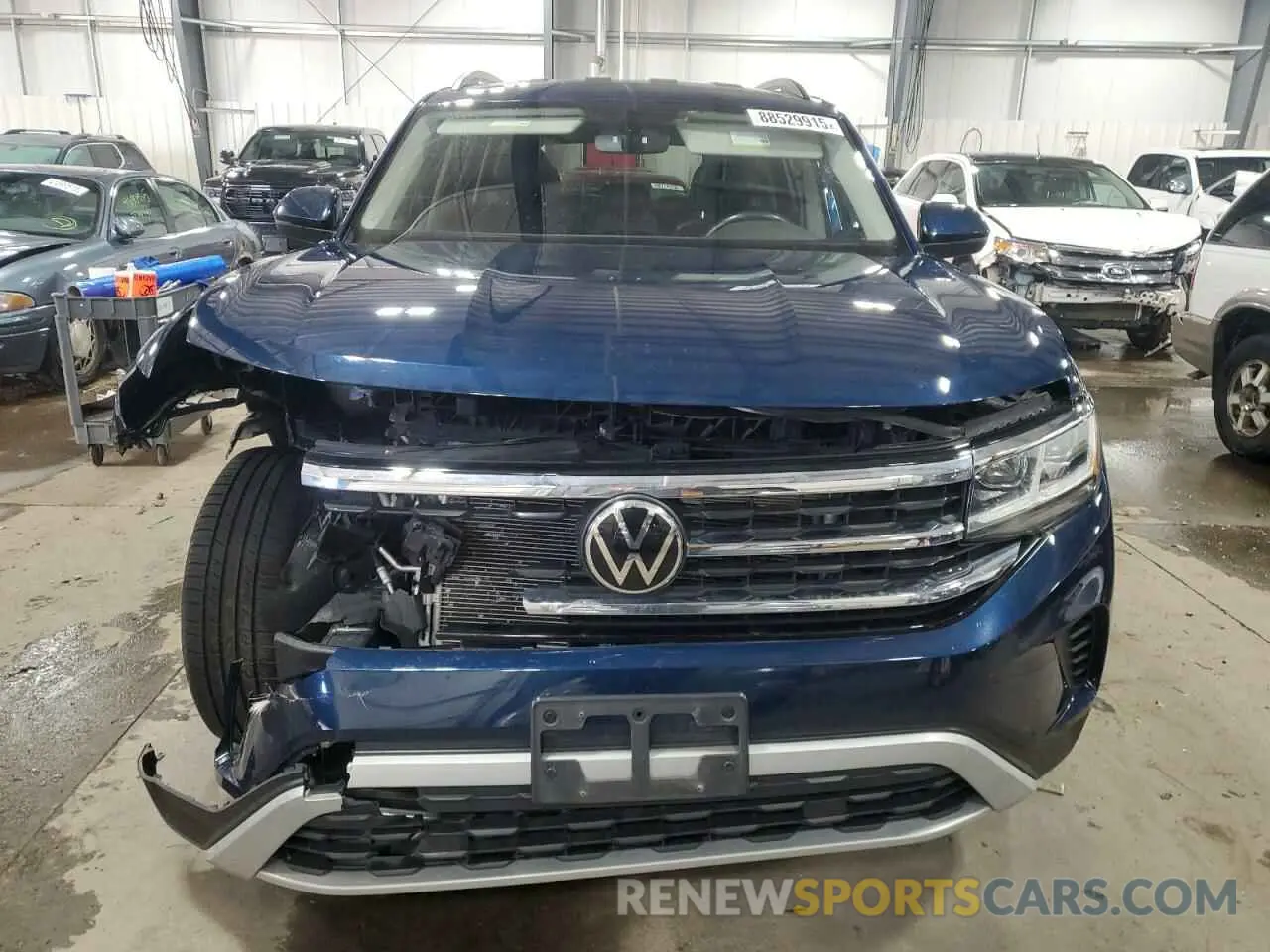 5 fotografías del automóvil dañado 1V2LP2CA2MC506375 VOLKSWAGEN ATLAS 2021