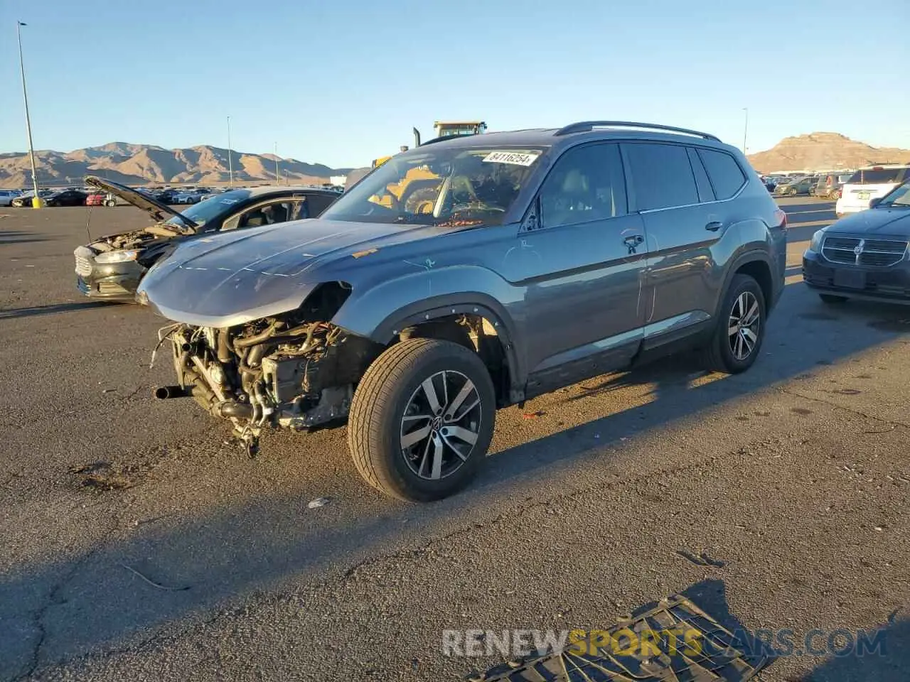 1 fotografías del automóvil dañado 1V2LP2CA2MC589404 VOLKSWAGEN ATLAS 2021